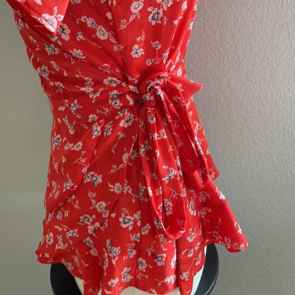 19 Cooper Nicole Full Wrap Blouse Size Large - Picture 4 of 9